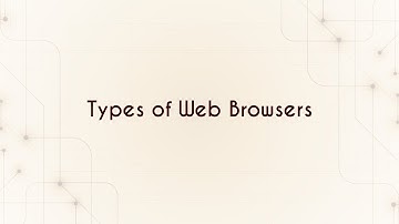 Types of web browsers