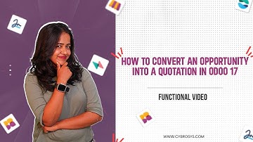 How to Convert an Opportunity into a Quotation in Odoo 17 CRM | Create Quotation for an Opportunity