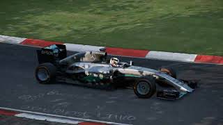 Sir Lewis Hamilton in the Mercedes W13 at the Nurburgring | Automobilista 2