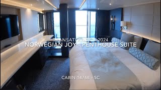 Norwegian Joy  Penthouse Suite with Balcony Cabin 14768 SC  Tour 2024