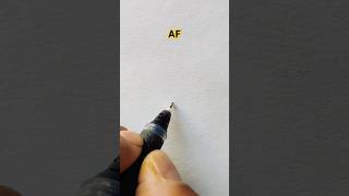 How To Sign Letter Af