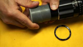 Asahi Super takumar 135mm F3 5 前編 - YouTube