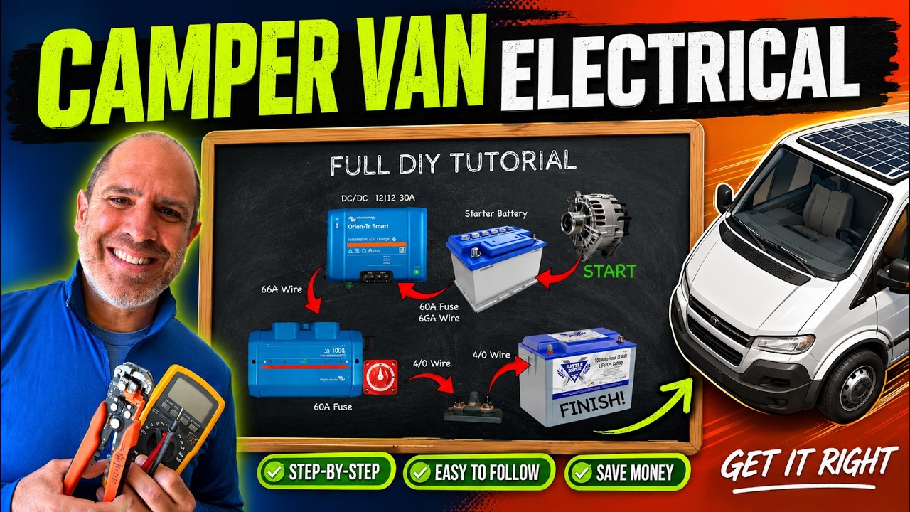 How to design and install your van electrical system - YouTube