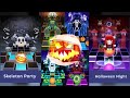 Rolling Sky - All Halloween Levels | Skeleton Party, Halloween Night etc...