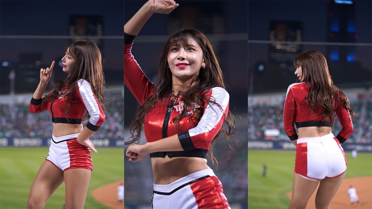 180928#원민주치어리더#잘가라(홍진영)