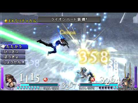 DFF: Squall VS Warrior of light