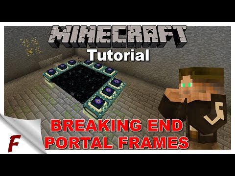 ✅ Minecraft How to remove End Portal Frames in Java 1.14, 1.15 and 1.16