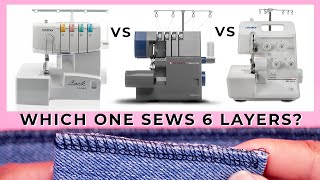 Best Cheap Serger for Sewing Layers! | Brother vs Singer vs Juki