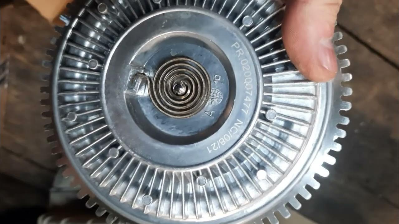 Как снять вискомуфту газель некст