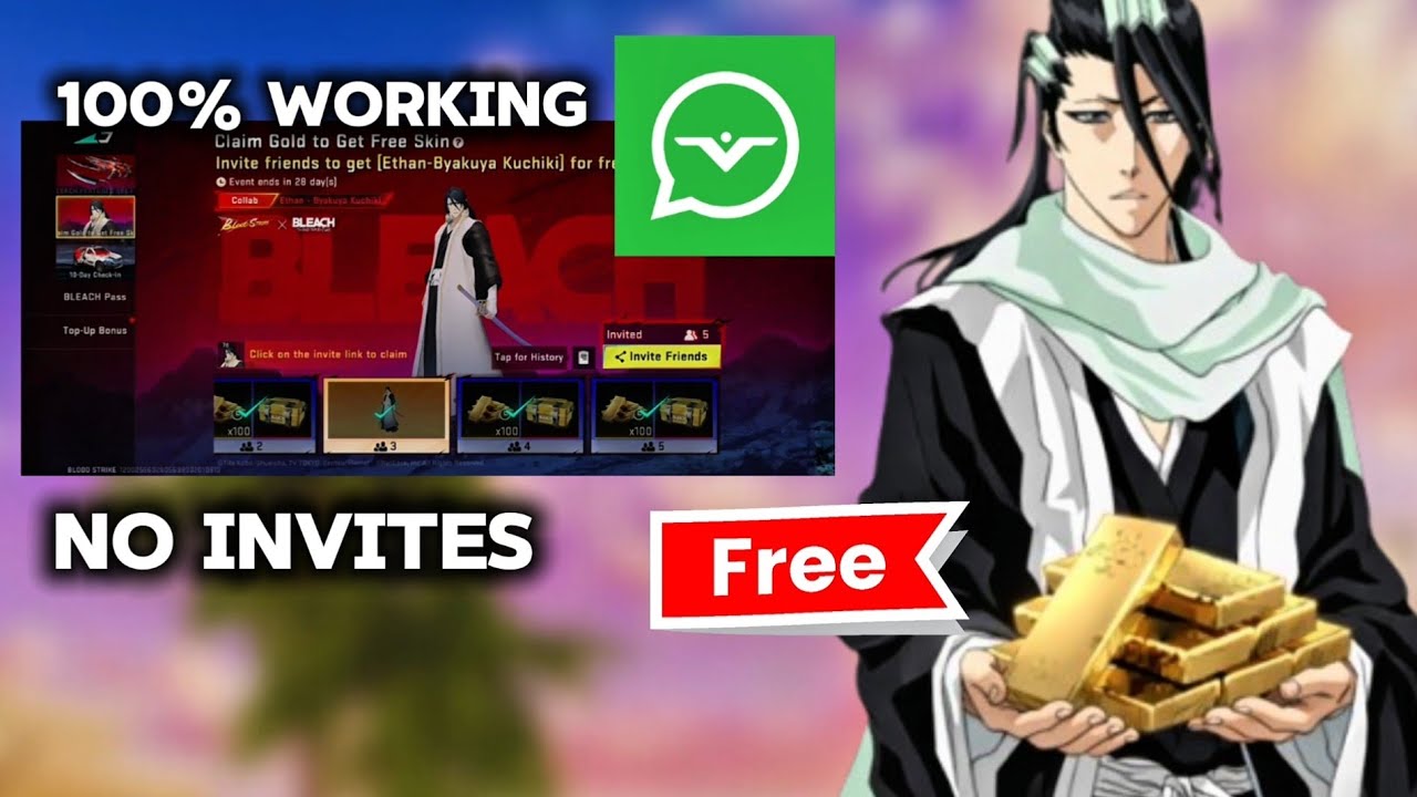 How to get FREE Bleach Ethan Skin + 500 Gold in BloodStrike (WORKING 100%)