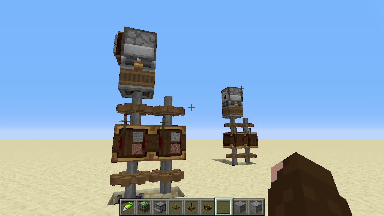 how to build a r/c turret in Minecraft (Create Mod)