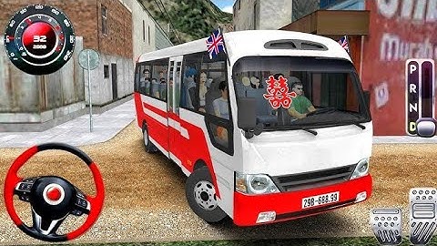 Mini Coach Bus Simulator | Offroad Bus Driving Challenge 😱 | Realistic Euro Bus Gameplay #shorts