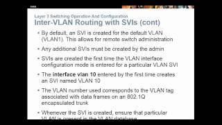 NET 126 Chapter 5 Layer 3 Switching