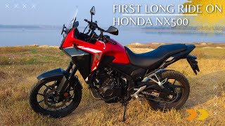 First Long Ride on the Honda NX500 | Shocking Mileage