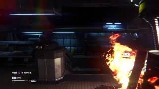 This game is hot! (Continuously on fire bug) Alien Isolation