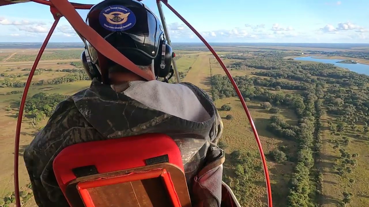 Kolb firestar crosswind landing part 2 of flight to lake O 
