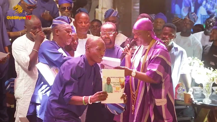 OBESERE GIVES 40 PLOTS OF LAND TO HIS BAND BOYS AT HIS 60TH BIRTHDAY AND HOUSE WARMING PARTY