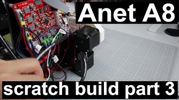 How to build the Anet A8  - Part 3 - Electronics and wiring