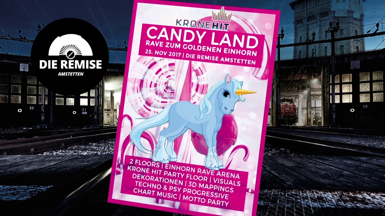 Candy Land Rave Candyland Rave @ Die Remise - YouTube