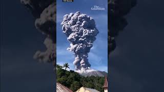 Indonesia's Mount Ibu Spews Thick Ash Cloud