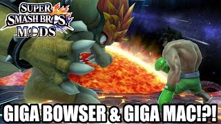 GIGA BOWSER & GIGA MAC - Super Smash Bros for Wii U Hacks