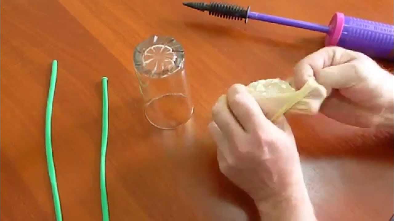 Подставка для карандашей: стакан + воздушный шар - YouTube
