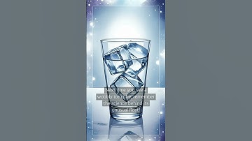 Why Do Ice Cubes Float So Weirdly? 🧊🔬#science #icecubes #physics #water #sciencefacts