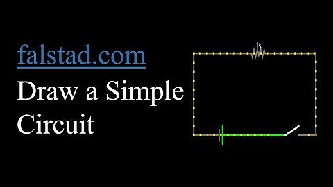 How to draw a simple circuit in falstad.com simulator