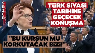 Meral Akşener Kürsüye Kurşun Getirerek İktidara Haykırdı! 'Bu Kurşun mu Korkutacak Bizi!' Resimi