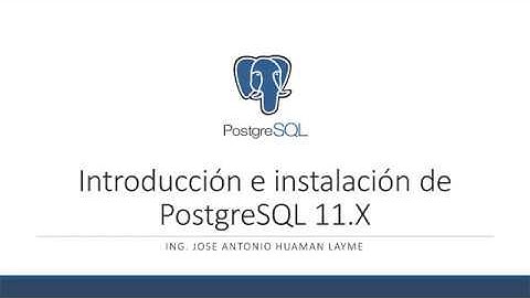 PostgreSQL 11.1 instalación en Centos 7
