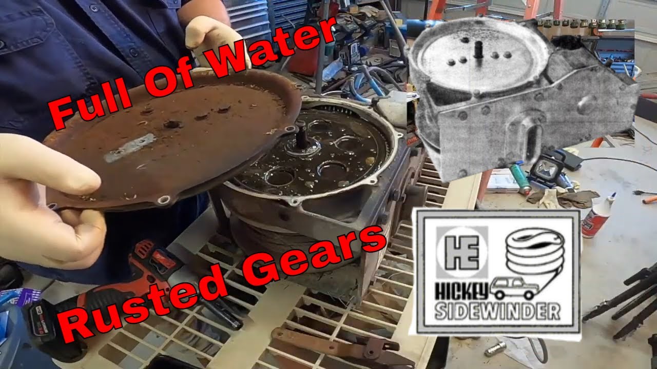 Restoring A Cool Old Hickey Sidewinder Winch - YouTube