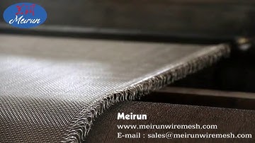 Stainless Steel Window Screen Mesh Machine