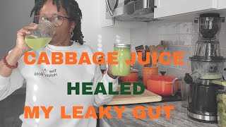 This ANTIINFLAMMATORY CABBAGE JUICE Healed My Leaky Gut & Stomach Fast!