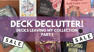 DECK DECLUTTER: Decks leaving my collection and why? ✨