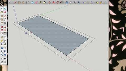 Using the offset tool in Sketchup