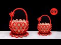 Plastic Bottle Basket Craft Ideas | Best out of waste | Keranjang cantik dari botol plastik bekas