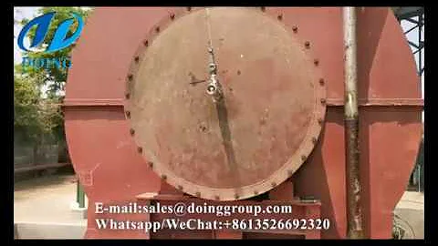 Convert waste tyres into fuel oil by waste tyre pyrolysis plant