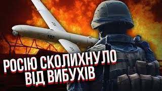 Все Пылает! Дроны Накрыли Нефтебазу Рф. Есть Попадание В Азс. Дрон Гур Пролетел 1800 Км, Это Рекорд