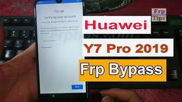 Huawei Y7 Pro 2019 Frp Bypass Tip without PC.