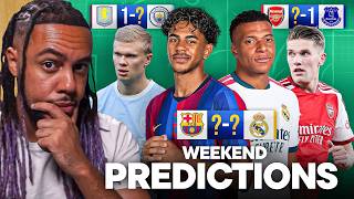 WEEKEND PREDICTIONS! ft. EL CLASICO BARCA V MADRID 🔥