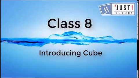 Cube and Cube Roots: Introducing Cube