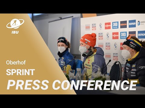 Oberhof 2023: Women Sprint Press Conference