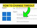 How To Change Screen Timeout on Windows 11(EASY)