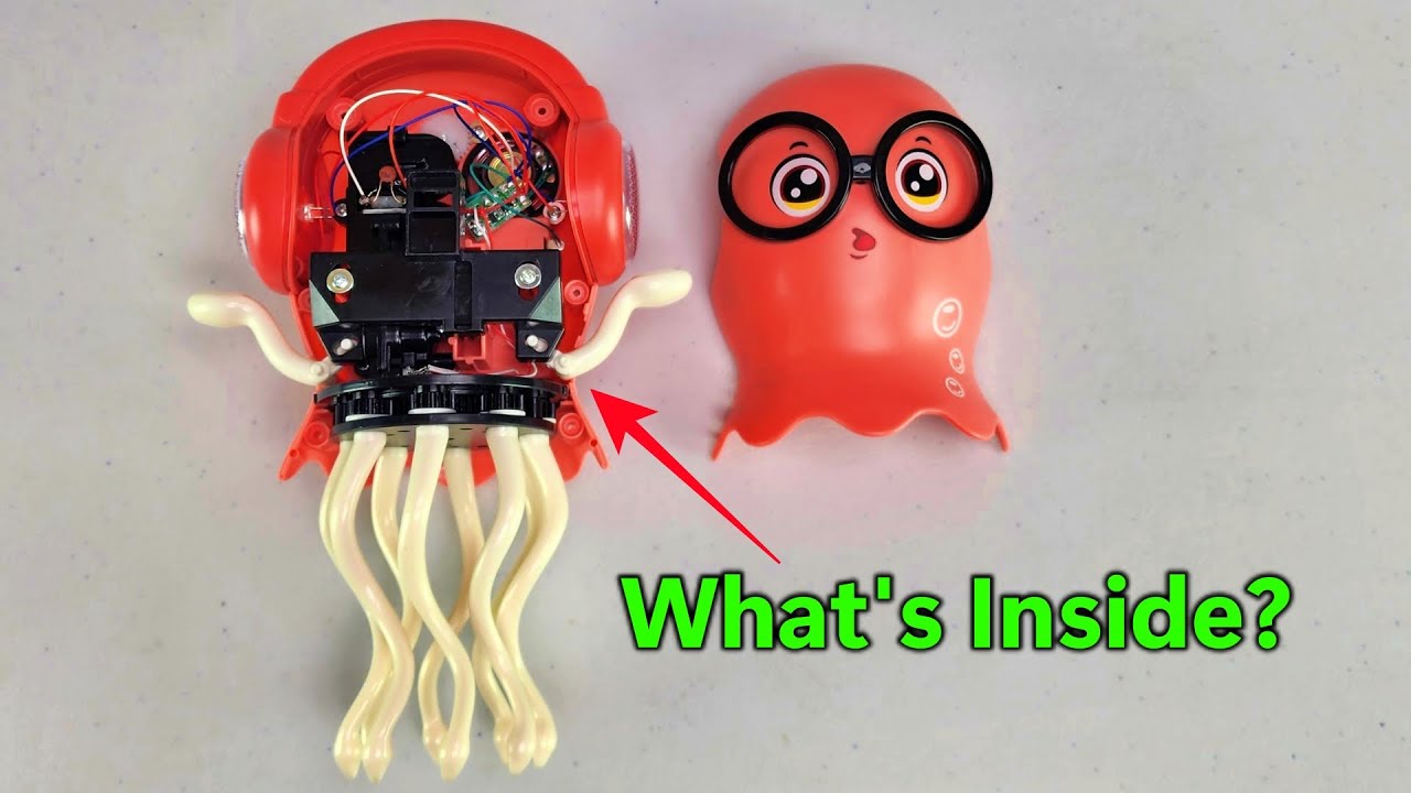 Twist Jellyfish Robot Teardown - Dancing Squid Robot Disassembly