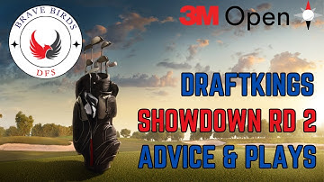 3M Open | DraftKings | DFS | PGA | Round 2 Showdown Advice and Plays!