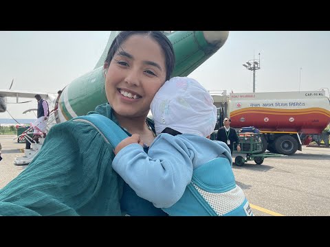 बच्चा लिएर माइत जादा KTM__TO JHAPA MAITA MELINAMAINALI VLOG ❤️🌺