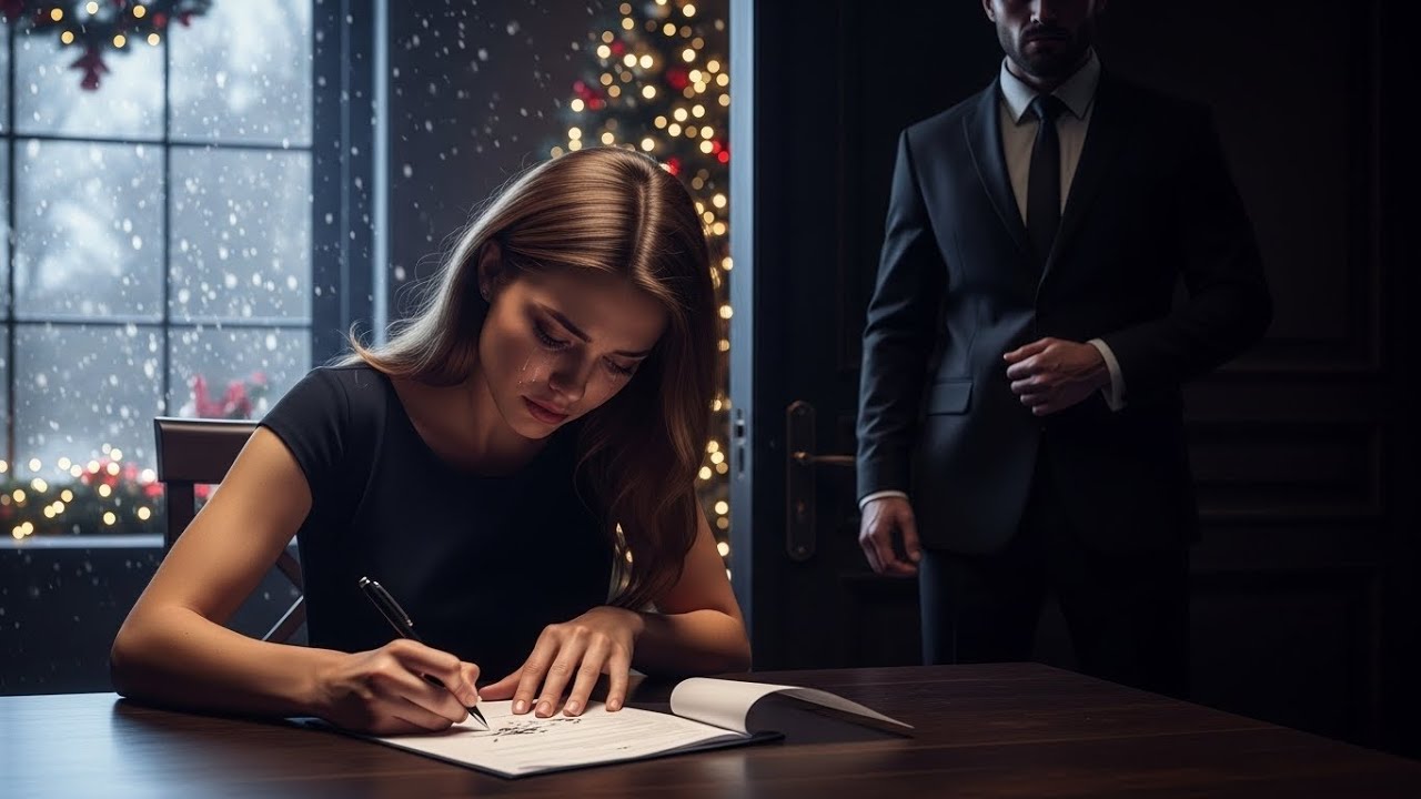 Crying, she signs the divorce papers on Christmas — unaware she is the wife of the Mafia Boss.