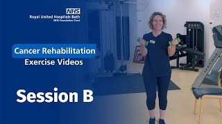 Moving on Up Session B - Cancer rehabilitation exercise videos