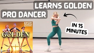 Pro Dancer Learns K-Pop Demon Hunters Solo