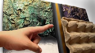 How to Make a Textured Abstract Painting with Egg Carton